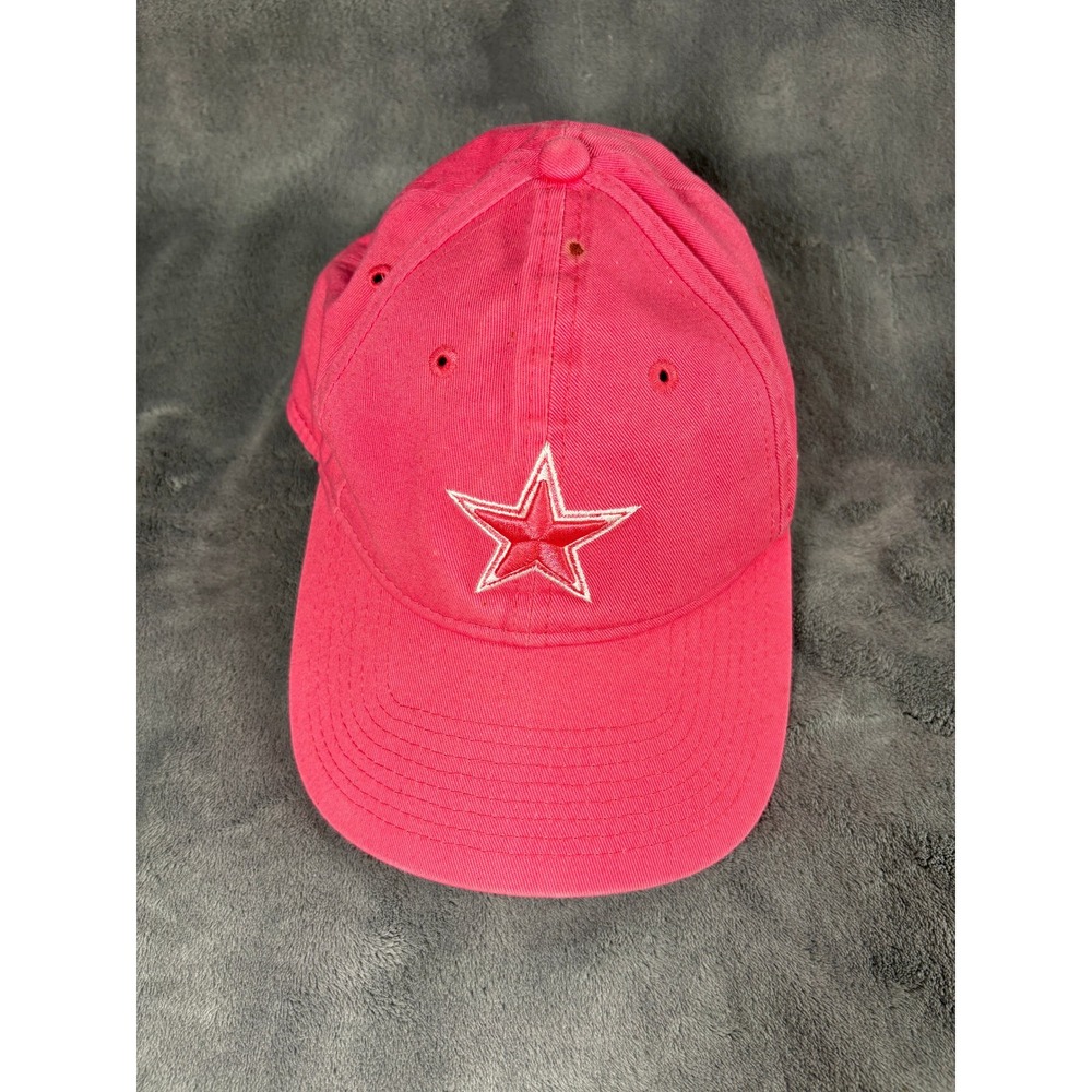 New Era Women 9FORTY NFL Dallas Cowboys Hat Adjustable Pink Embroidered Star